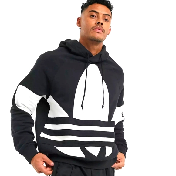 adidas Other - NWOT Adidas Trefoil Mens hoodie-Medium-black